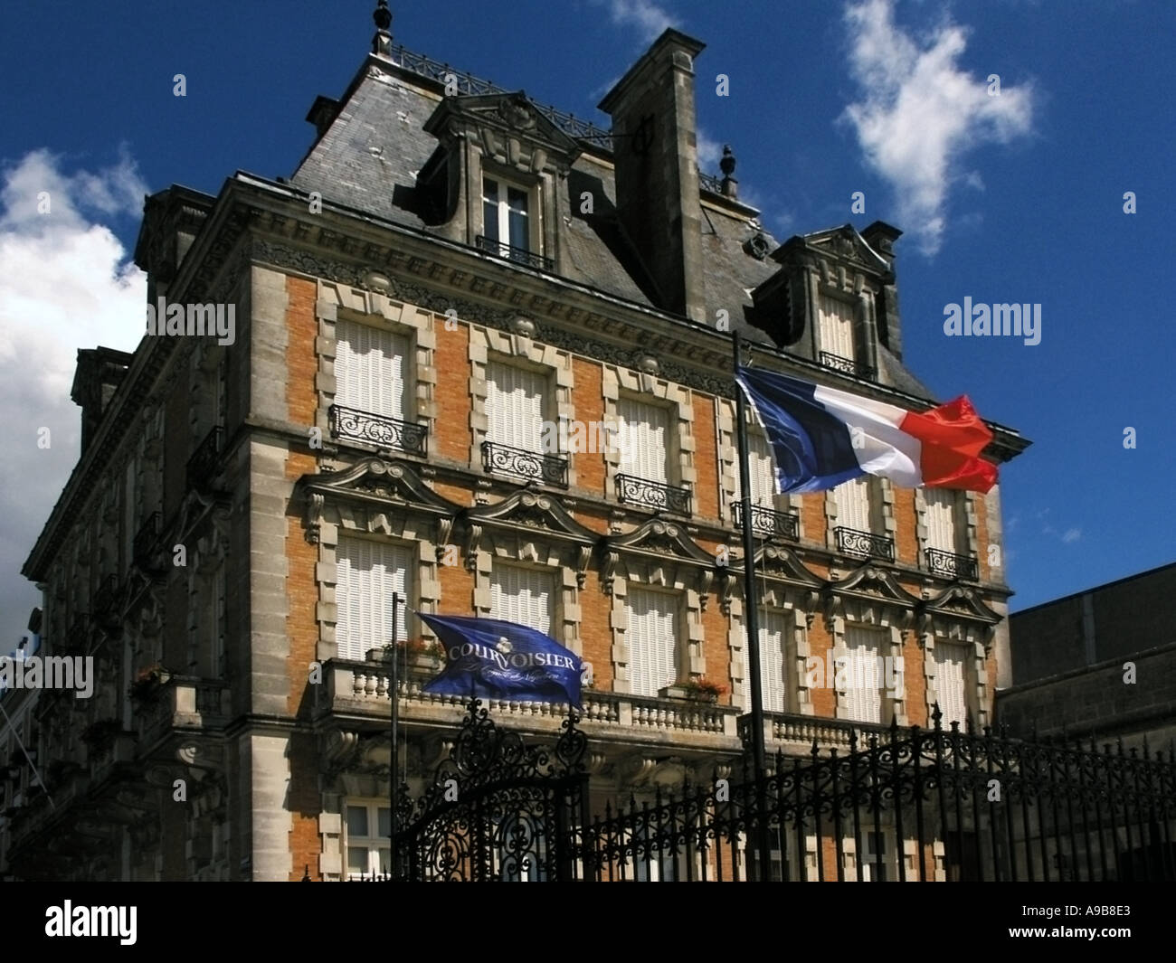 france poitou charentes the courvoisier factory at jarnac near cognac Stock Photo