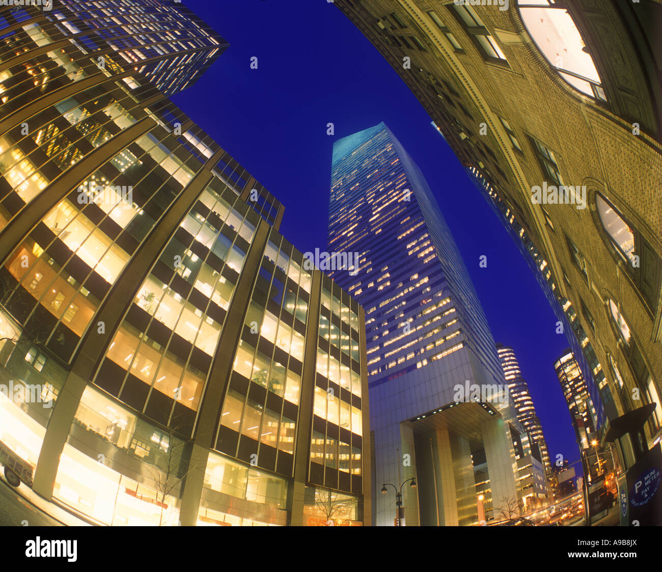 CITICORP BUILDING FIFTIETH STREET MIDTOWN MANHATTAN NEW YORK CITY USA Stock Photo