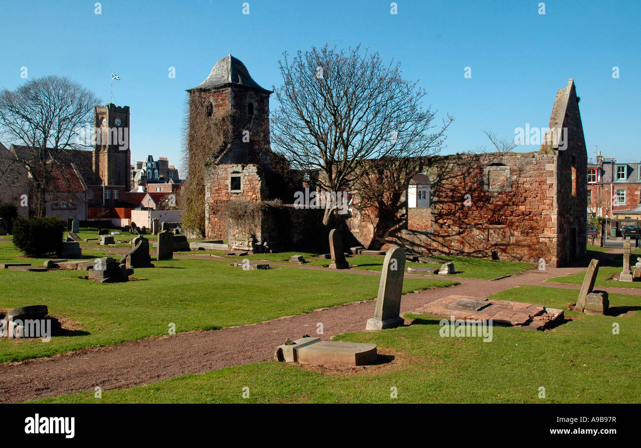 Old Parish Church, Kirk Ports, North Berwick,East Lothian,Scotland Stock Photo