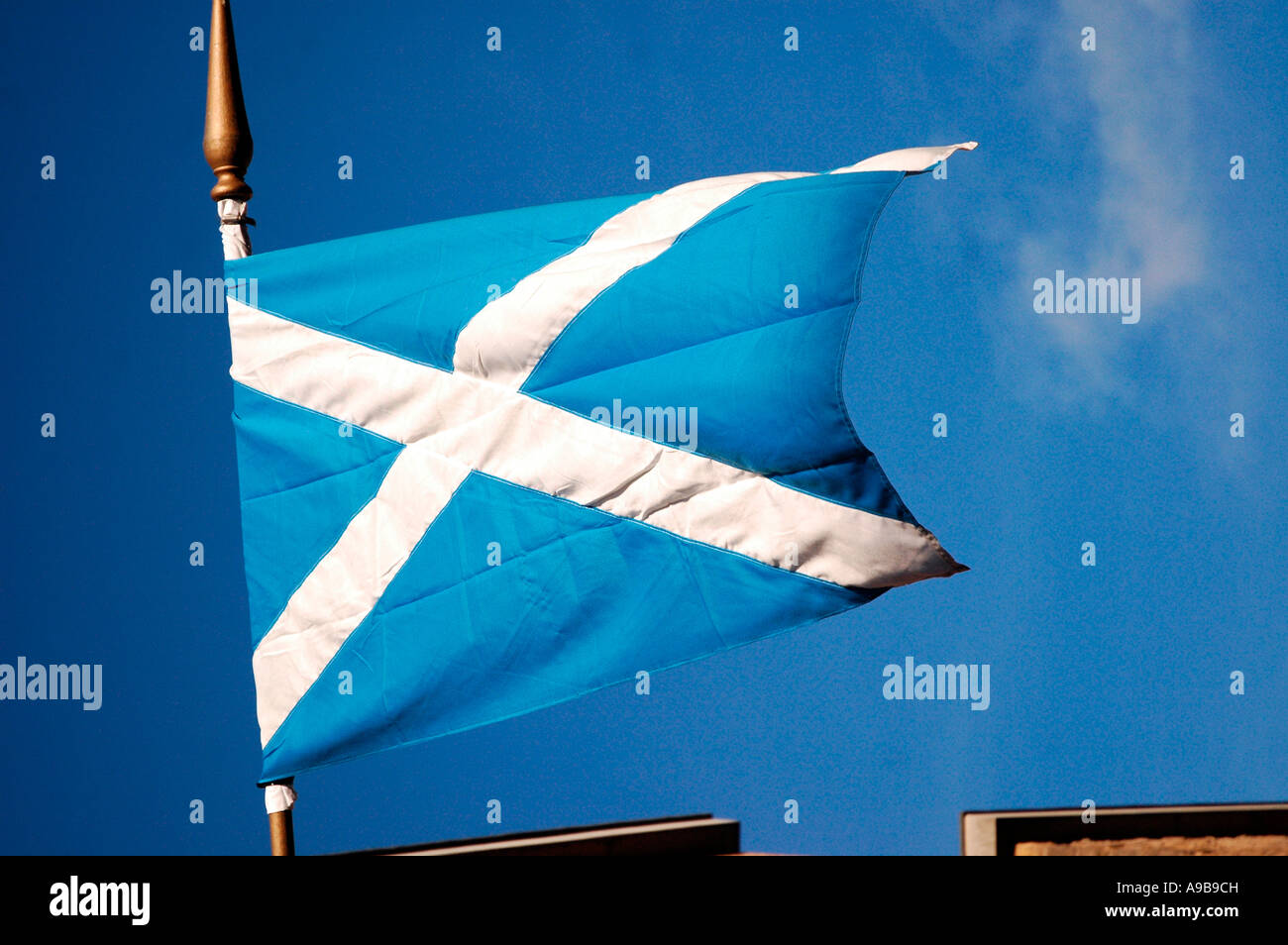 Saltire,flag of Scotland Stock Photo