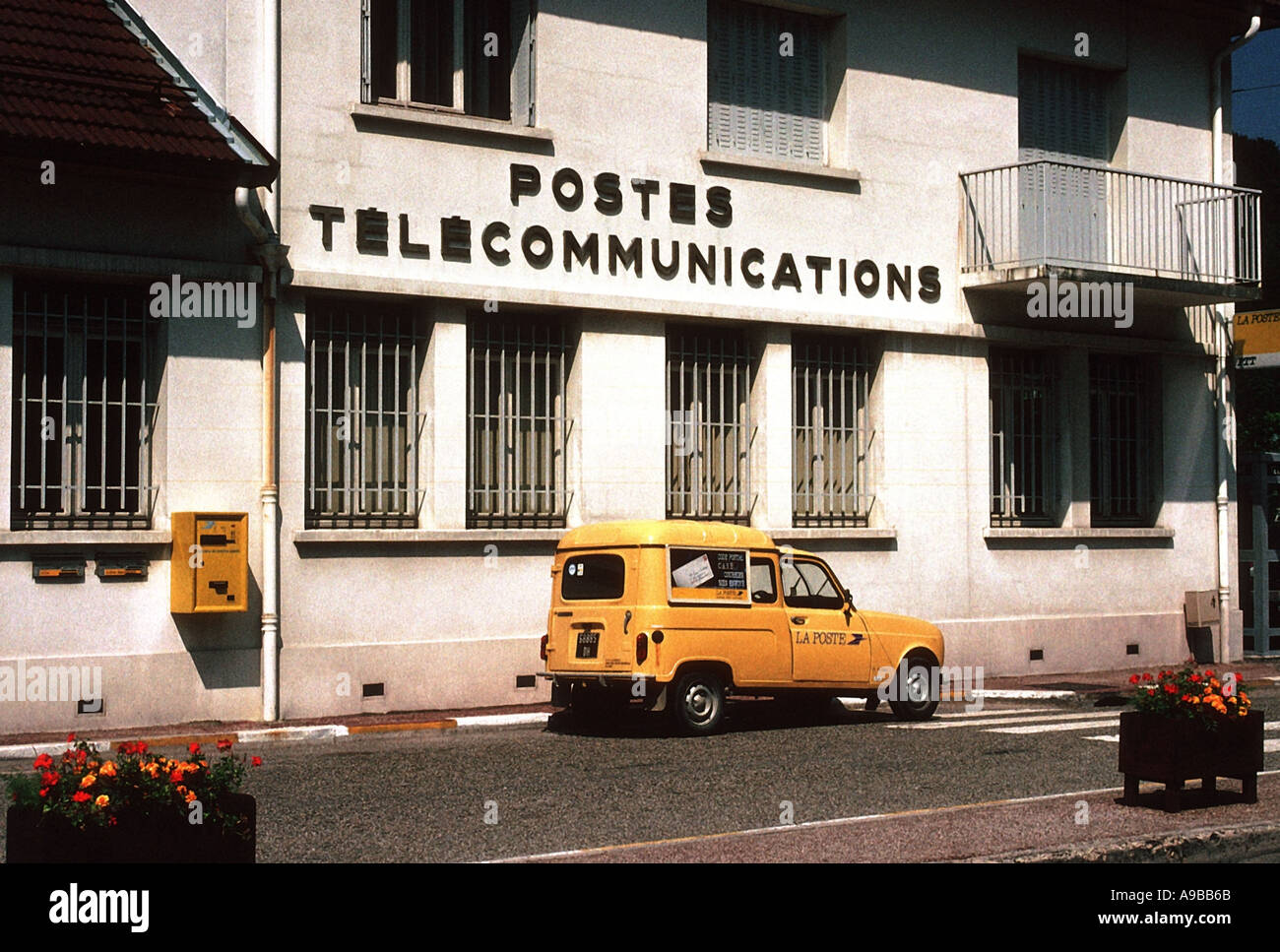 France Post Office Moirans en Montagne Jura Stock Photo Alamy