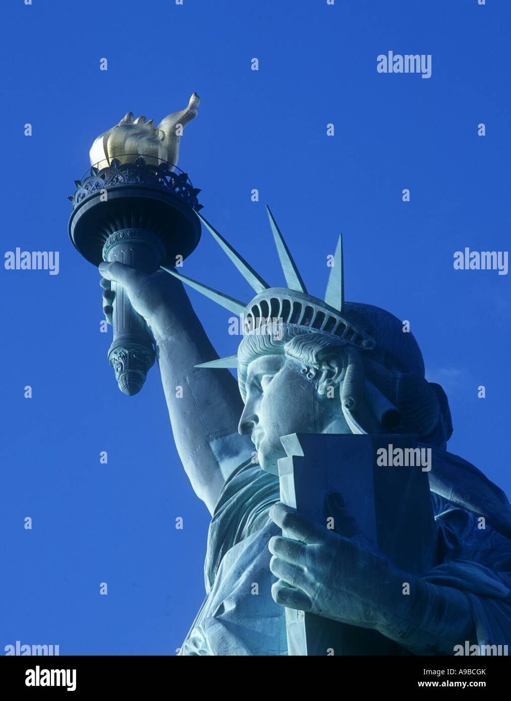 Statue of liberty face profile hires stock photography and images Alamy
