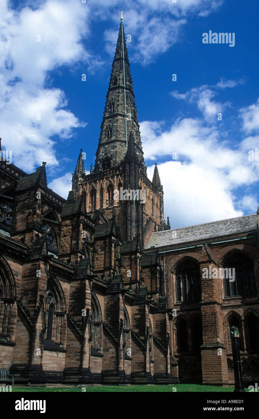 Cathedral of St Chad Lichfield Staffordshire England Stock Photo Alamy