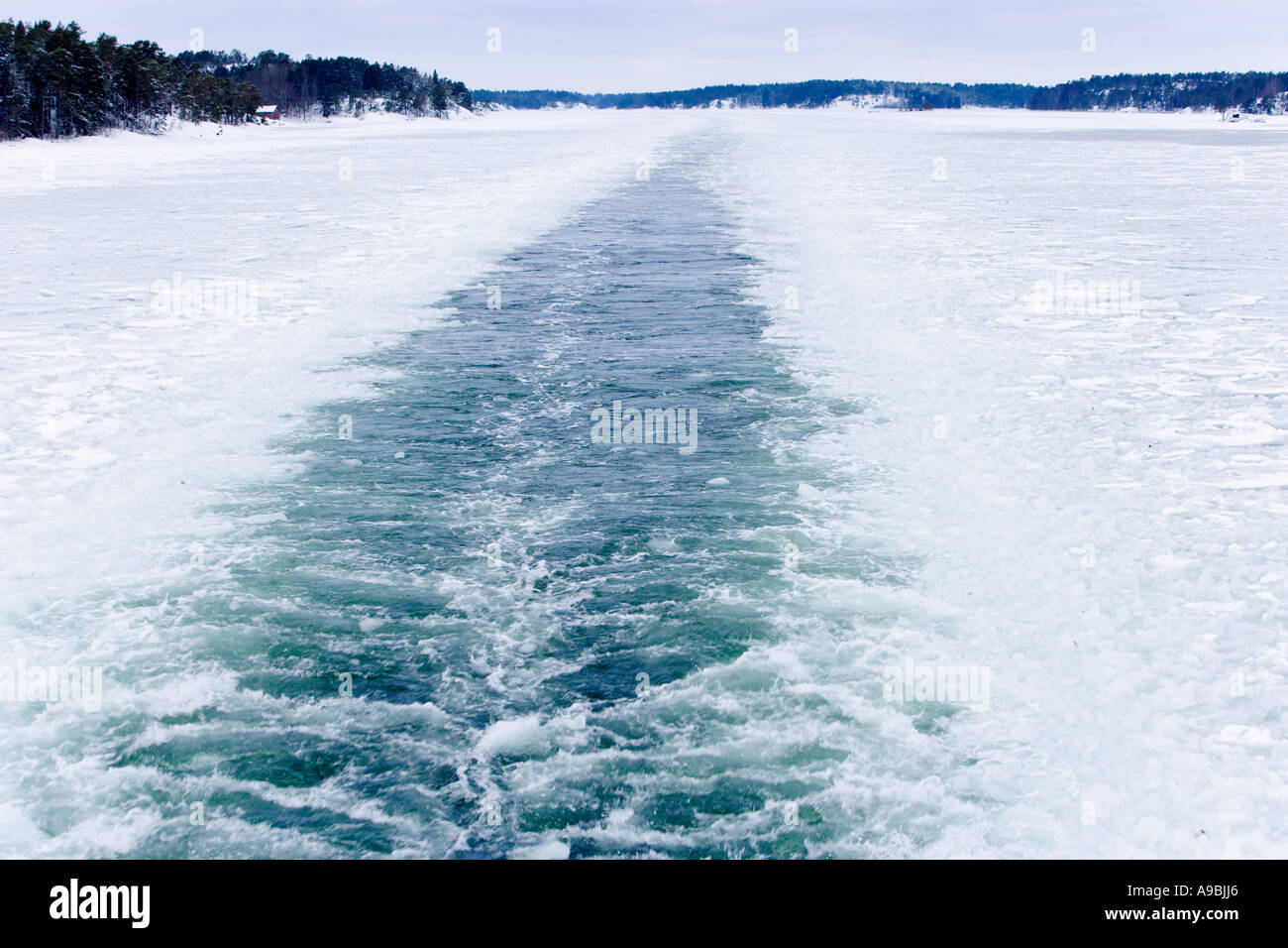 Wake in the baltic sea hi-res stock photography and images - Alamy