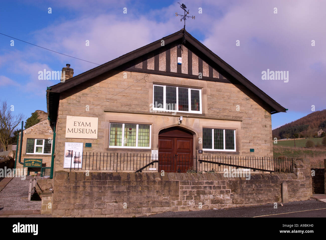Eyam Museum in Derbyshire 'Great Britain' Stock Photo