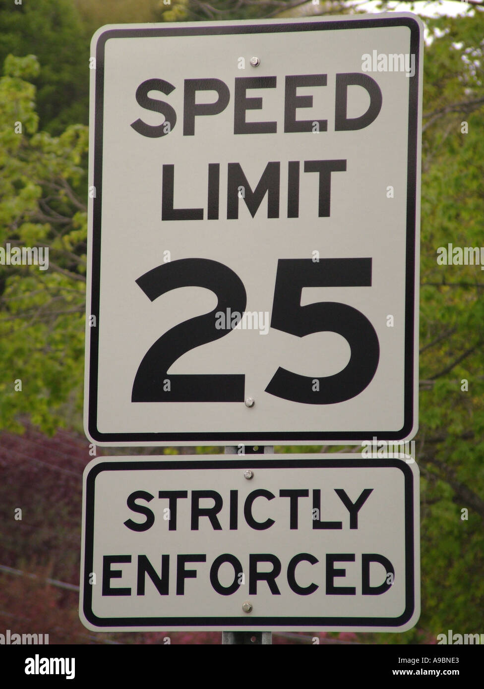 Strictly enforced sign hires stock photography and images Alamy