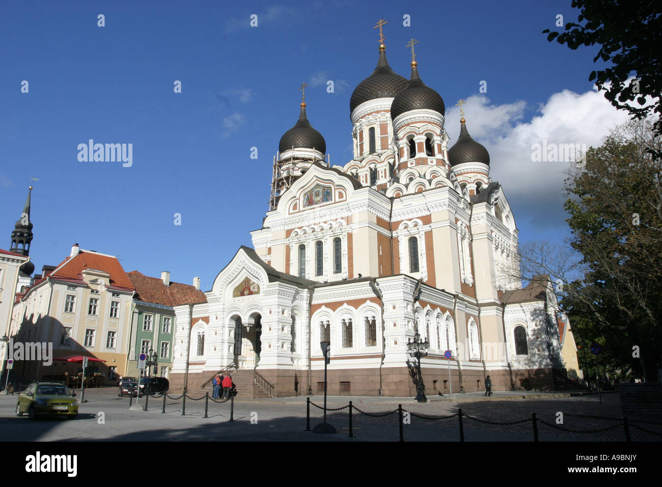 ESTONIA - the Alexander Nevski Cathedral in the capital Tallin Stock Photo