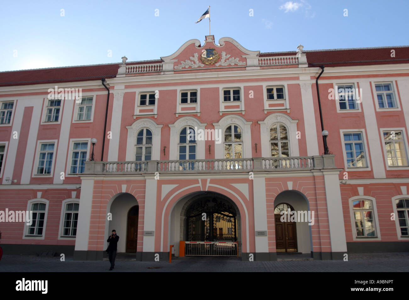 ESTONIA - The Parliament building in the Toompea area of the capital Tallin Stock Photo