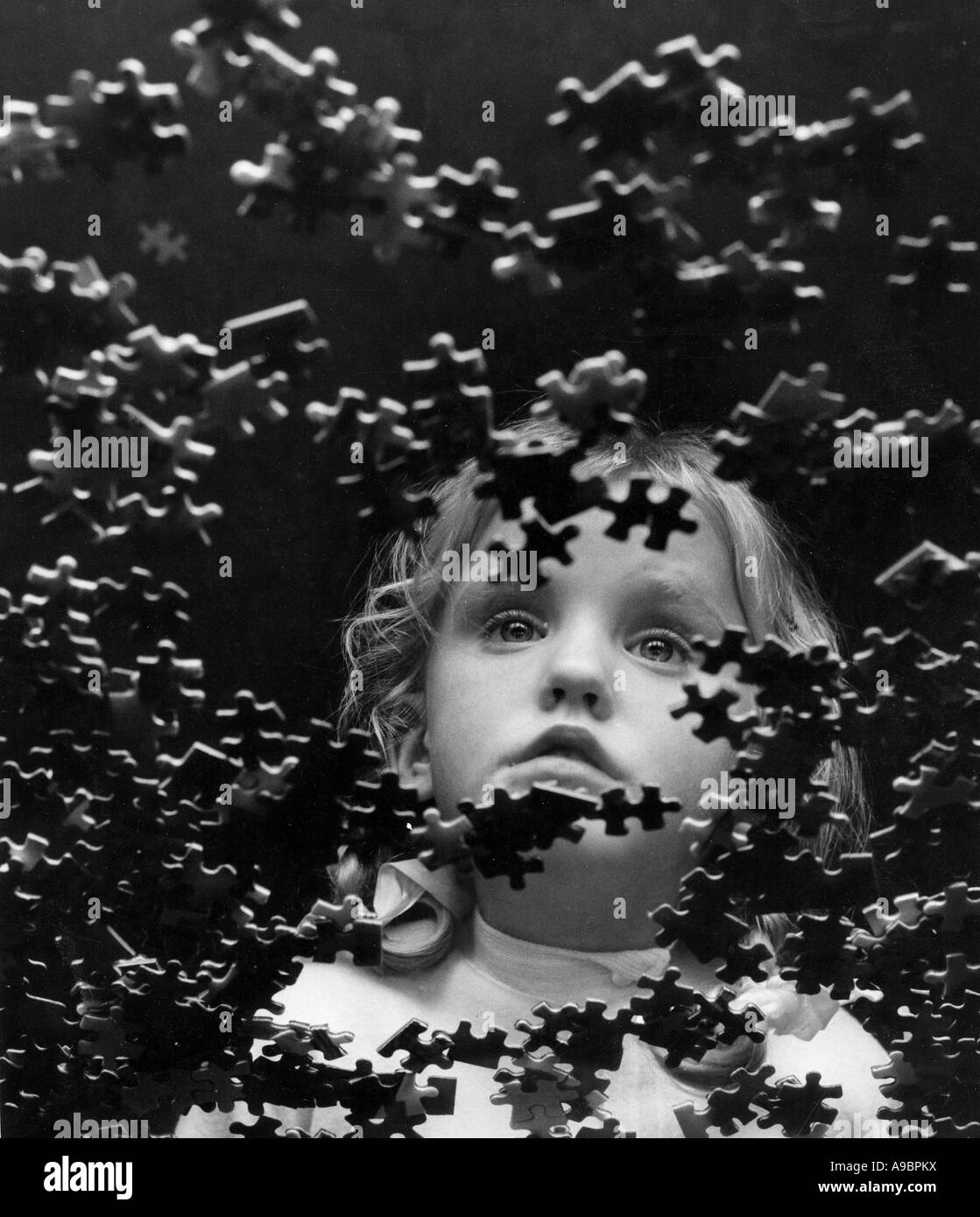 Girl childhood Black and White Stock Photos & Images - Alamy