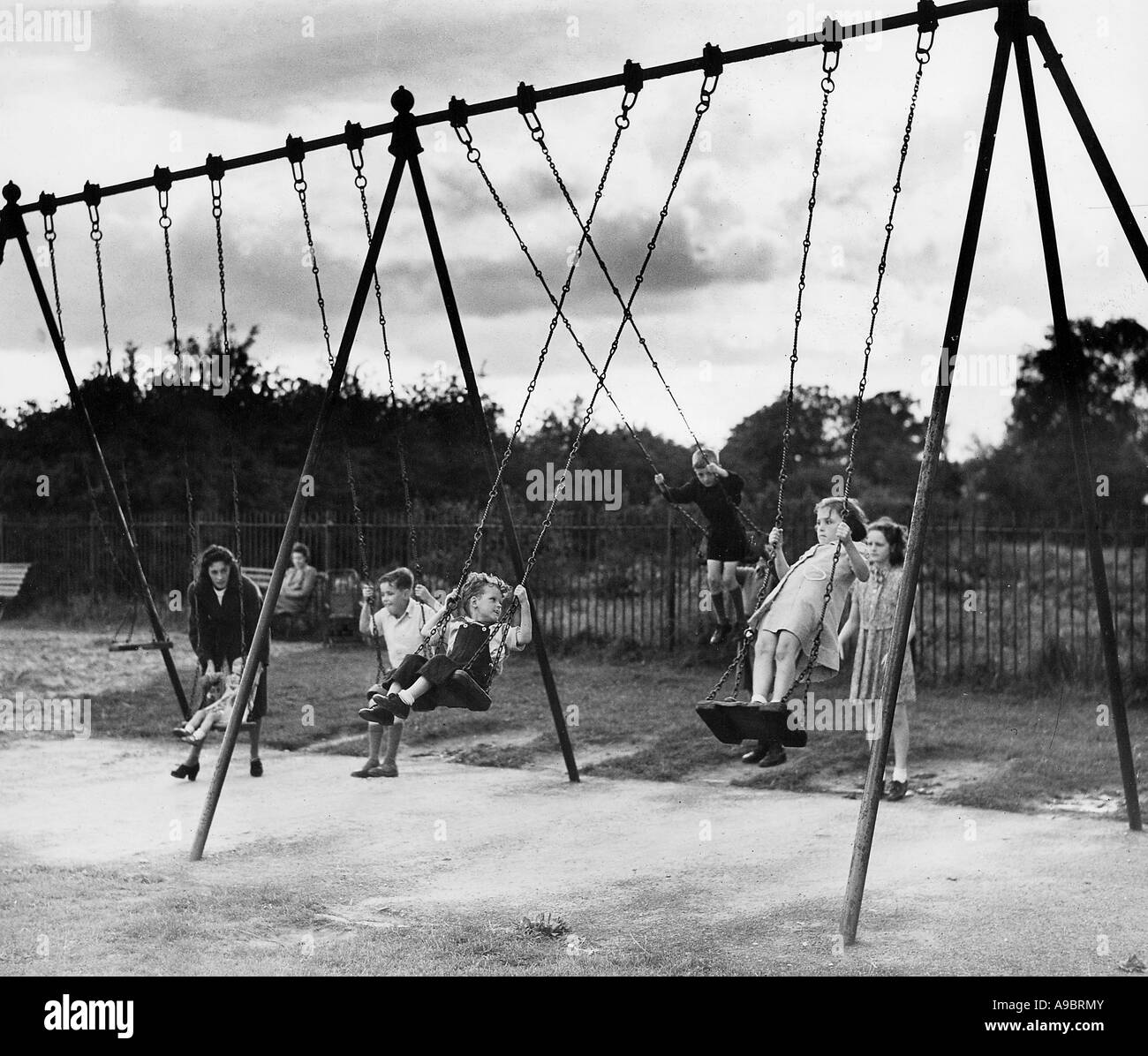 Swings Black and White Stock Photos & Images Alamy
