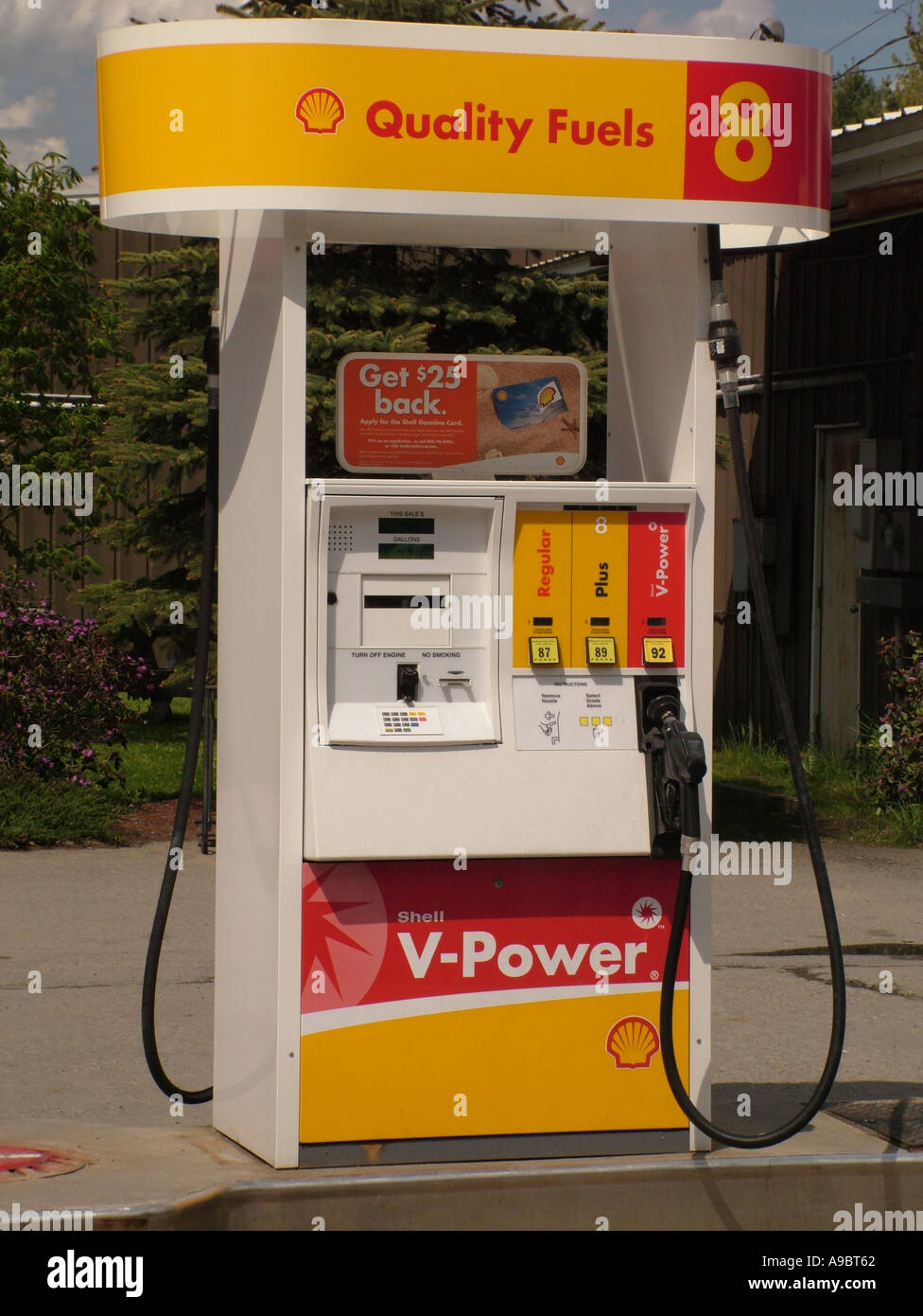 AJD42790, Gas pumps, gas station Stock Photo Alamy