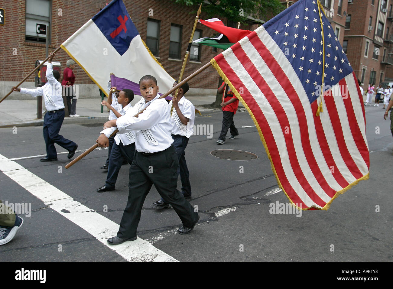 Local Brooklyn Queens Day Parade in Brooklyn, NY, USA Stock Photo Alamy