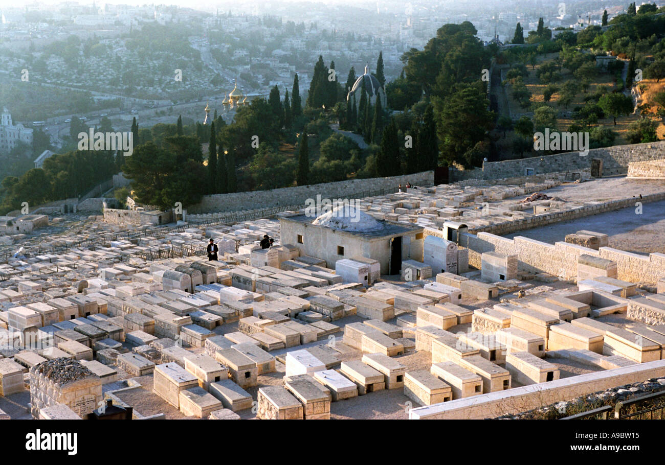 The Mount of Olives in the old city of Jerusalem, Israel Stock Photo ...