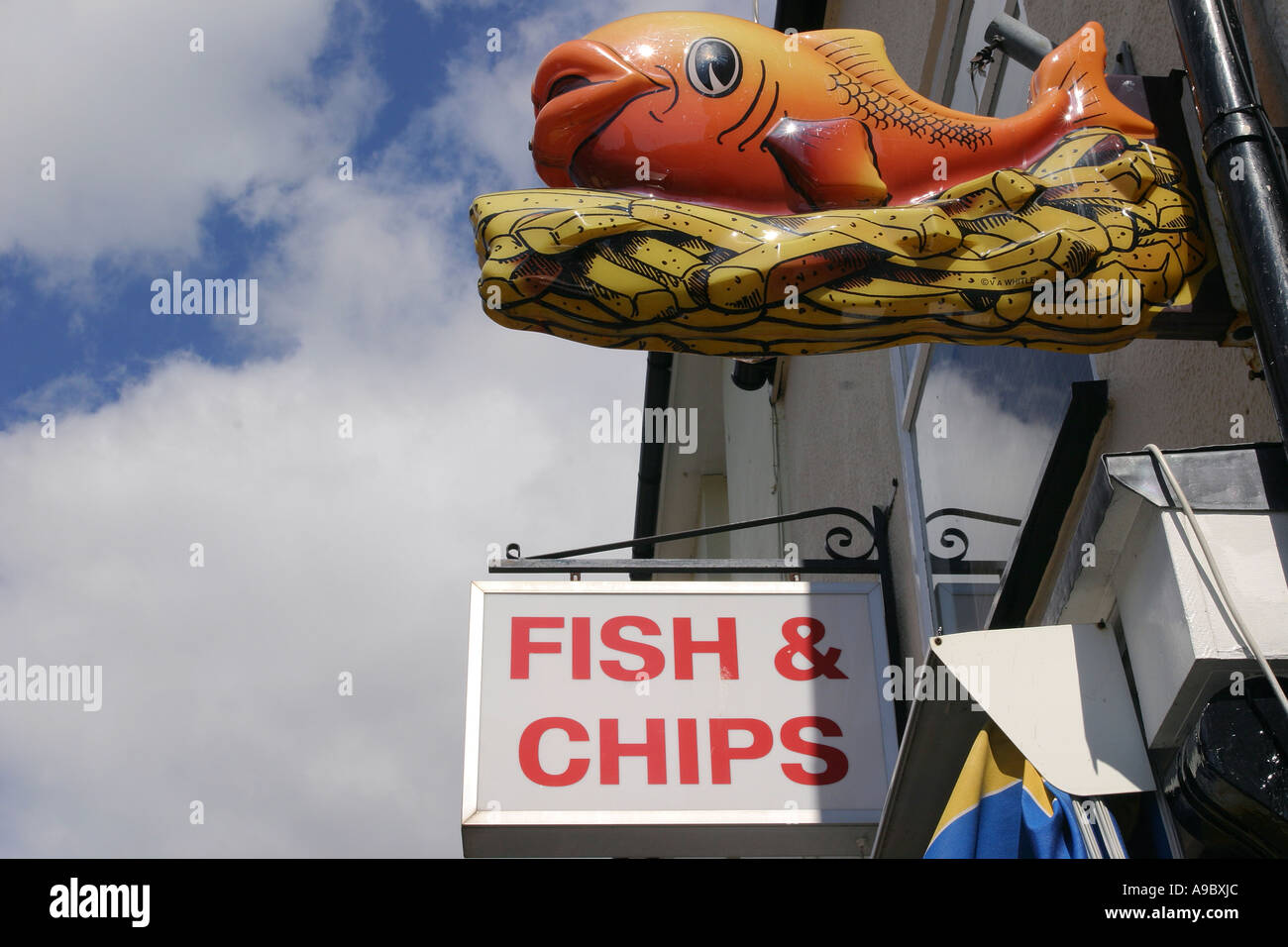 Fish Chip Shop Sign High Resolution Stock Photography and Images - Alamy