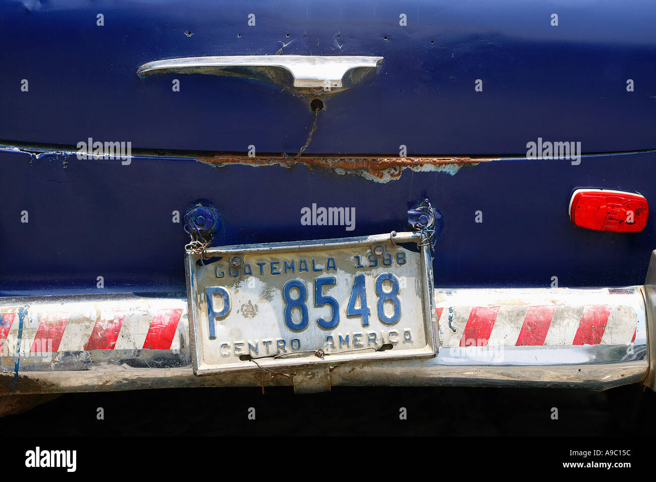 Old Car in Guatemala Stock Photo Alamy