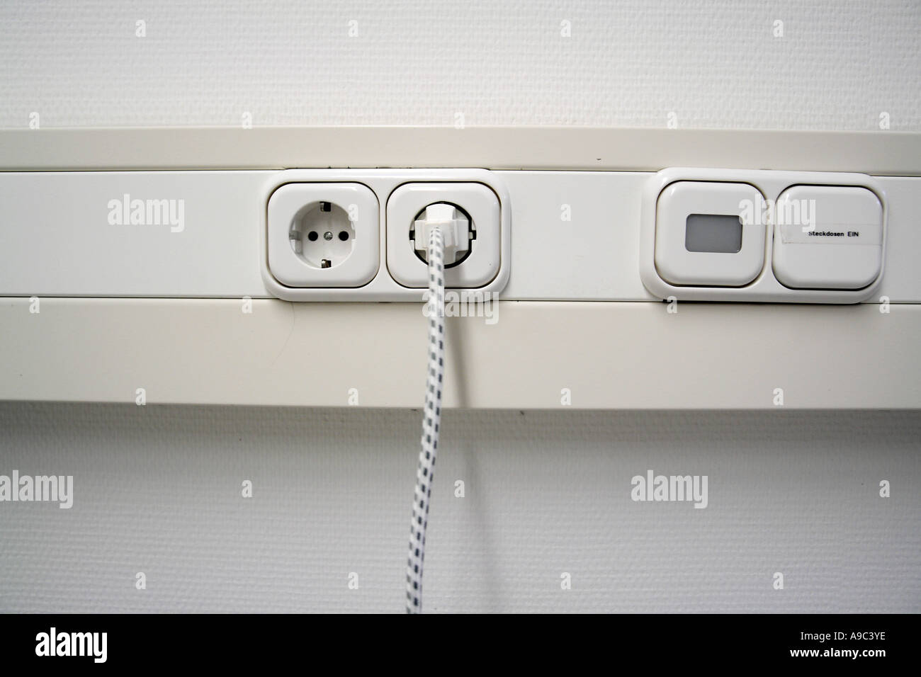 Electric plug and switch Stock Photo Alamy