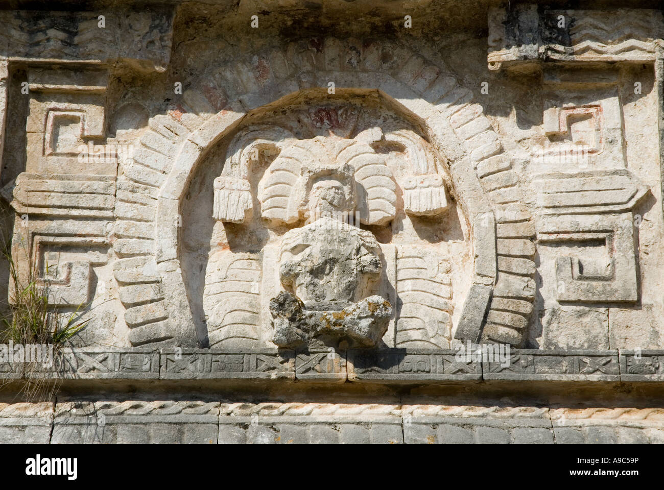 Chichen Itza Yucatan The church detail Stock Photo Alamy