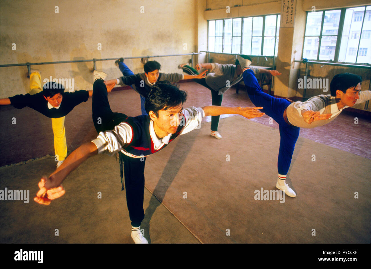 Cantonese opera school training, trainee were trained since childhood ...