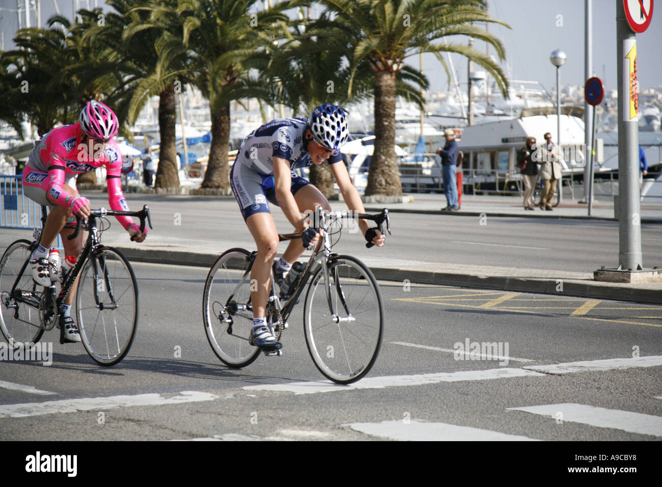 The first stage in Palma of the 15th Challenge Illes Balears Trofeo Mallorca Stock Photo