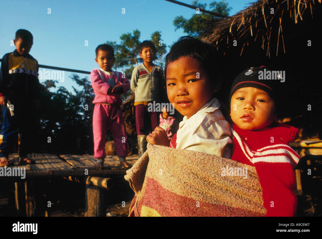 Ahka akha hill tribe hi-res stock photography and images - Alamy