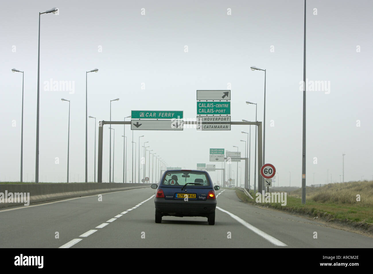 Calais port and the car ferry terminal hires stock photography and
