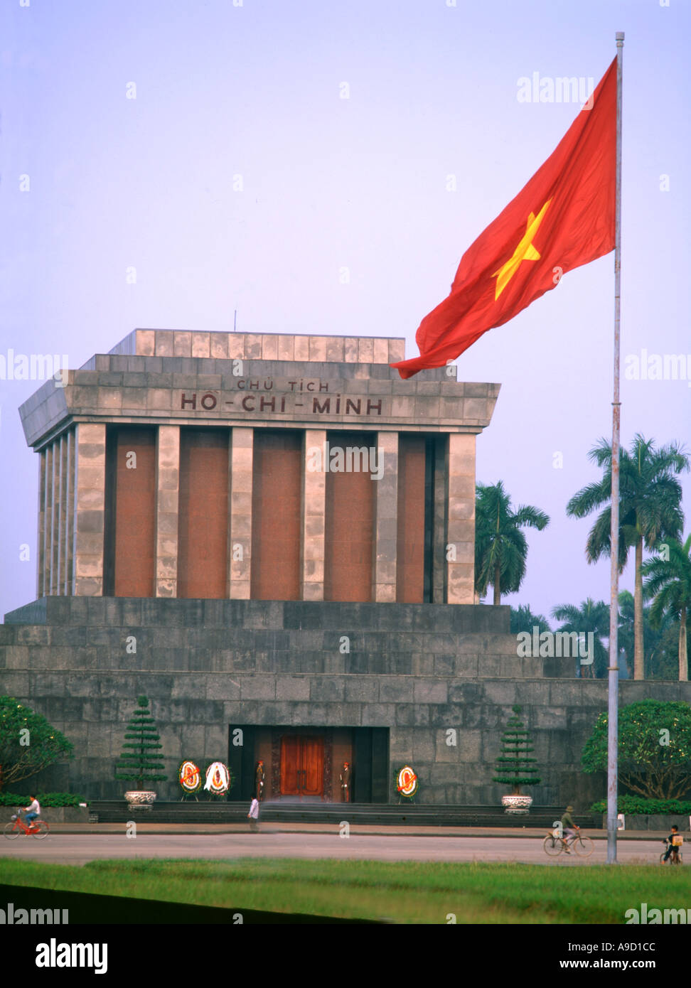 Vietnam Hanoi HoChiMinh tomb Stock Photo