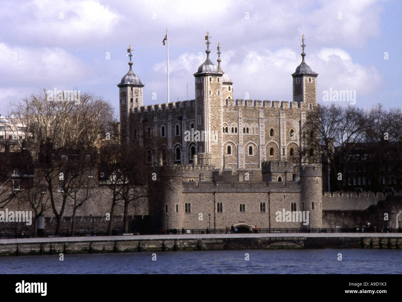 View Tower of London former castle fortress prison execution site & now