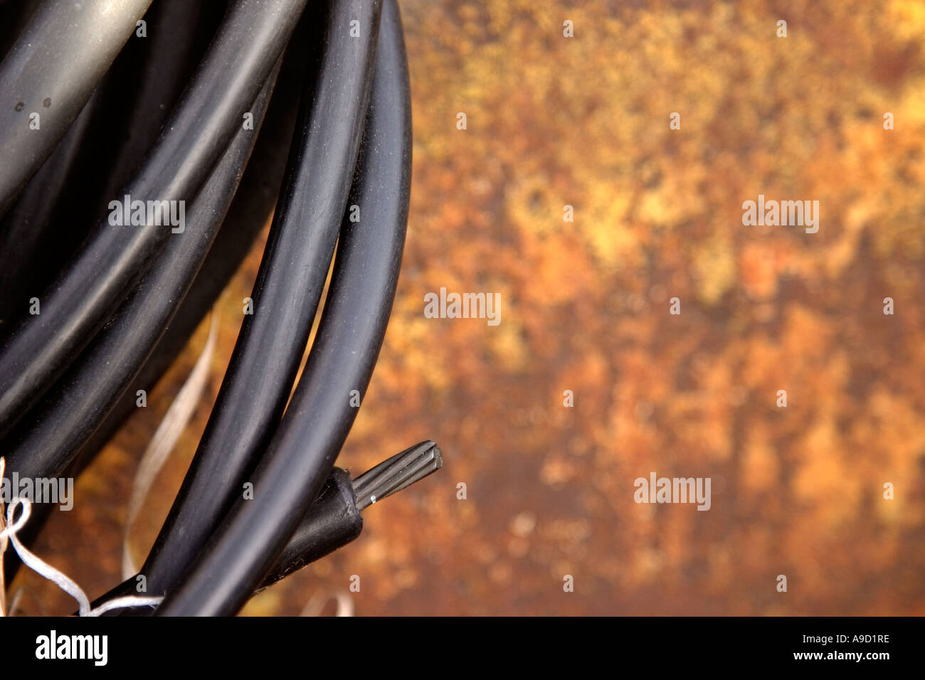 electrical wire coil Stock Photo Alamy