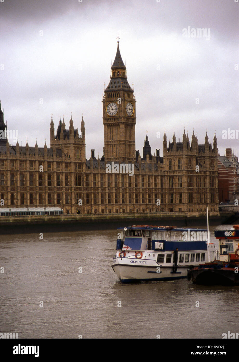 House of Parliament Palace of Westminster Big Ben Clock Tower Banks