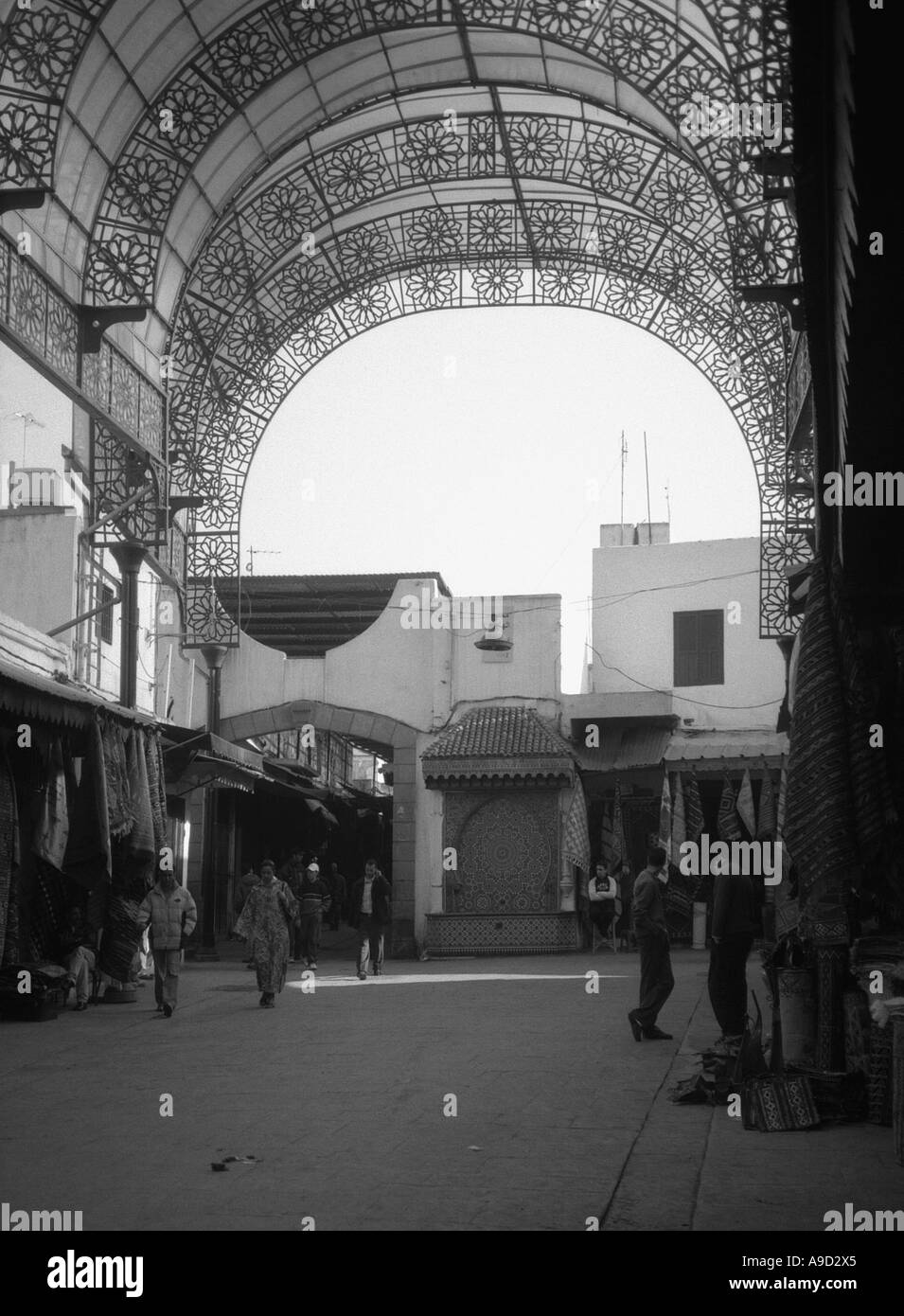 Medina Rabat Rabat-Salé-Zemmour-Zaer region Western Morocco Maghreb Maghrebian Berber Arab Arabic Moroccan North Africa Stock Photo