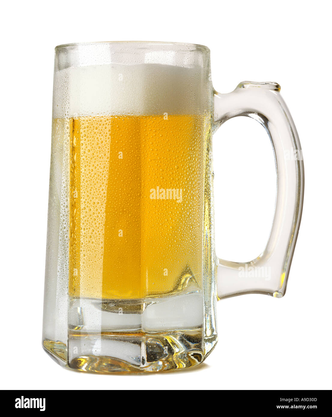 Beer in mug Stock Photo