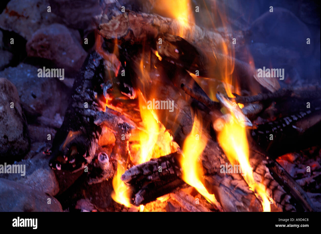 Campfire 2 Stock Photo