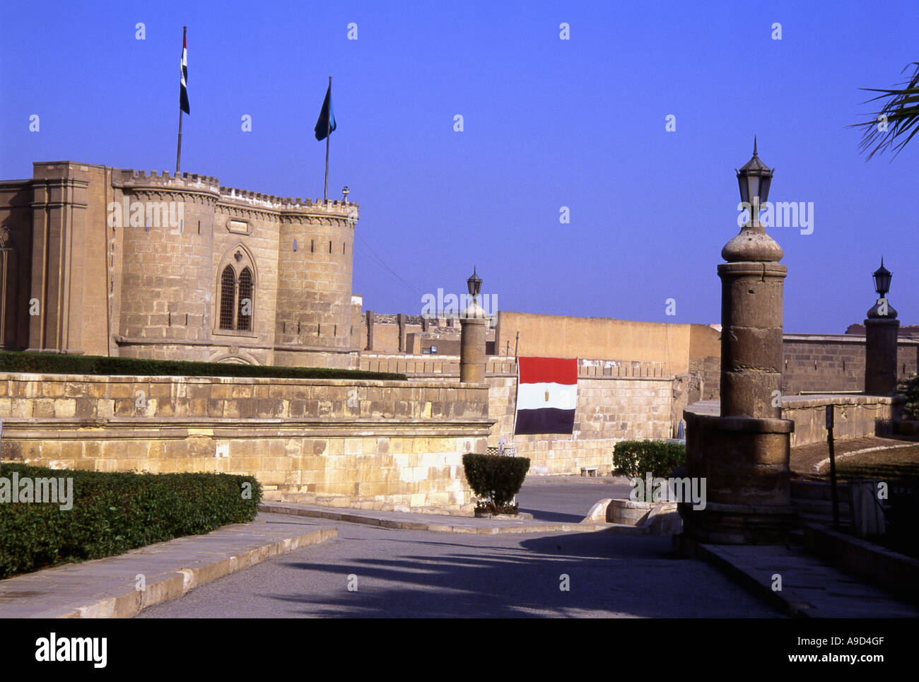 Characteristic View of the Citadel Saladin Cairo Arabic Arab Republic of Egypt Egyptian North Africa African Middle East Stock Photo