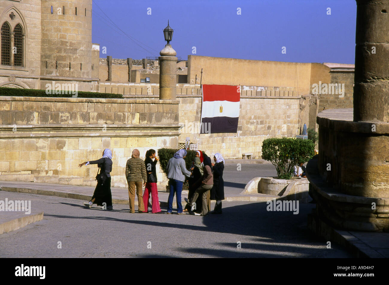 Characteristic View of the Citadel Saladin Cairo Arabic Arab Republic of Egypt Egyptian North Africa African Middle East Stock Photo