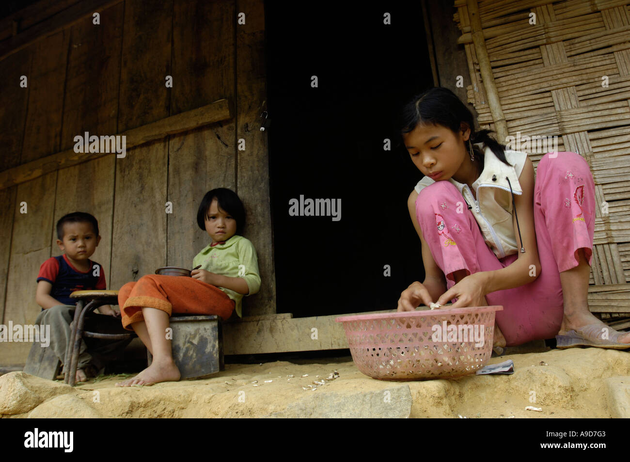 Poor village children china hires stock photography and images Alamy