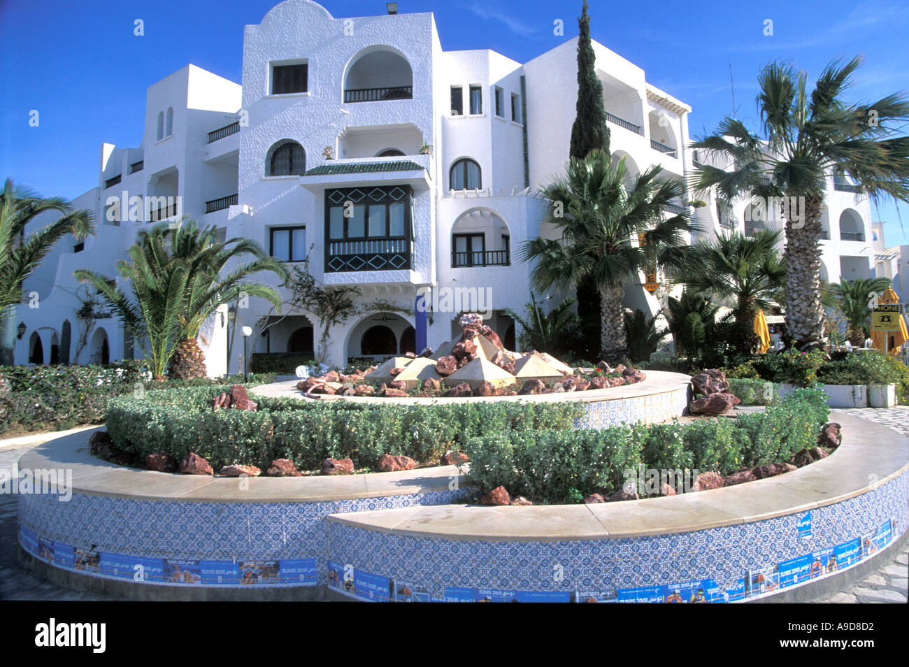 hotel royal kenz port el kantoui tunisia Stock Photo