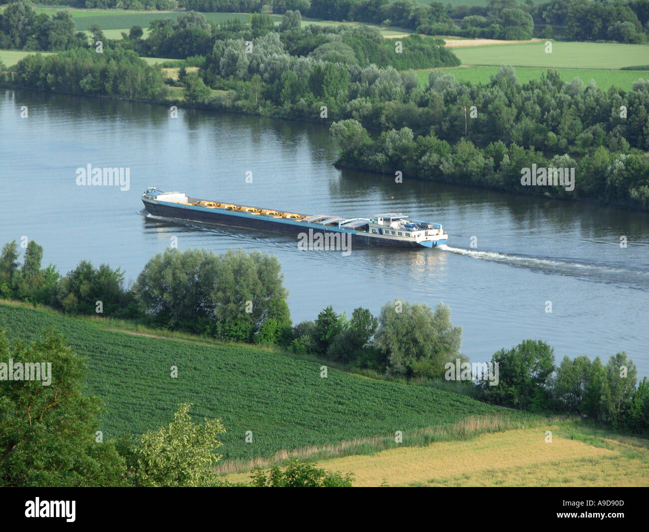 navigation on the river danube Stock Photo Alamy
