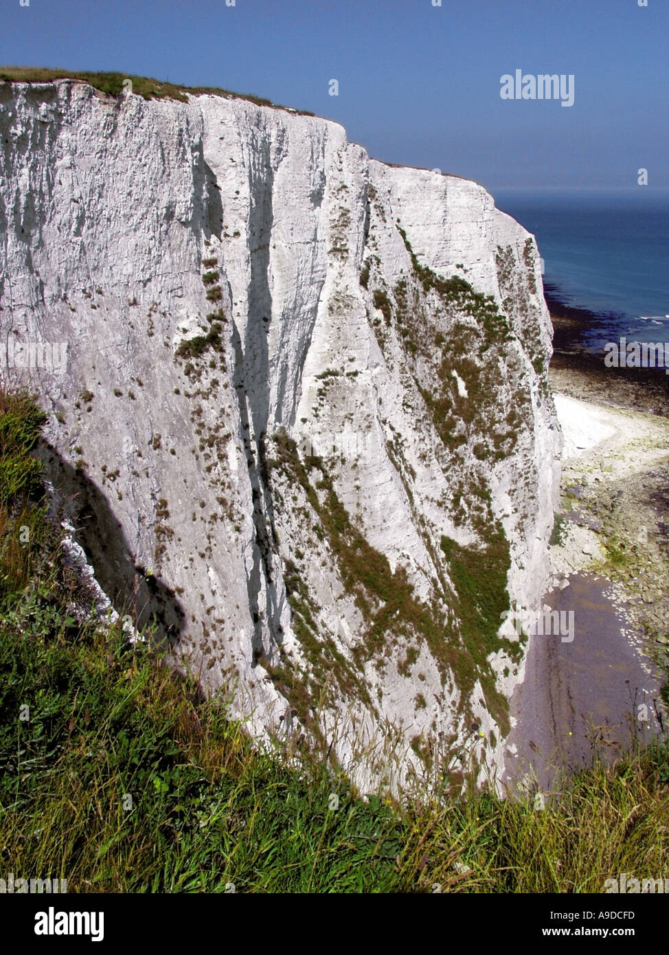 kent white cliffs of dover Stock Photo