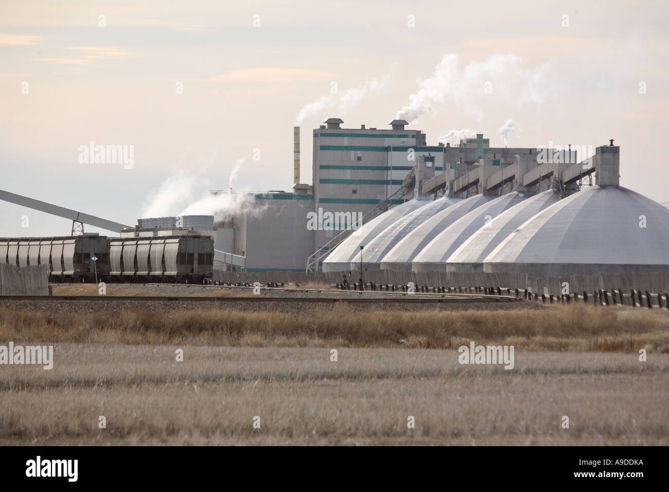 Mosaic Potash Mine near Belle Plaine in scenic Saskatchewan Canada