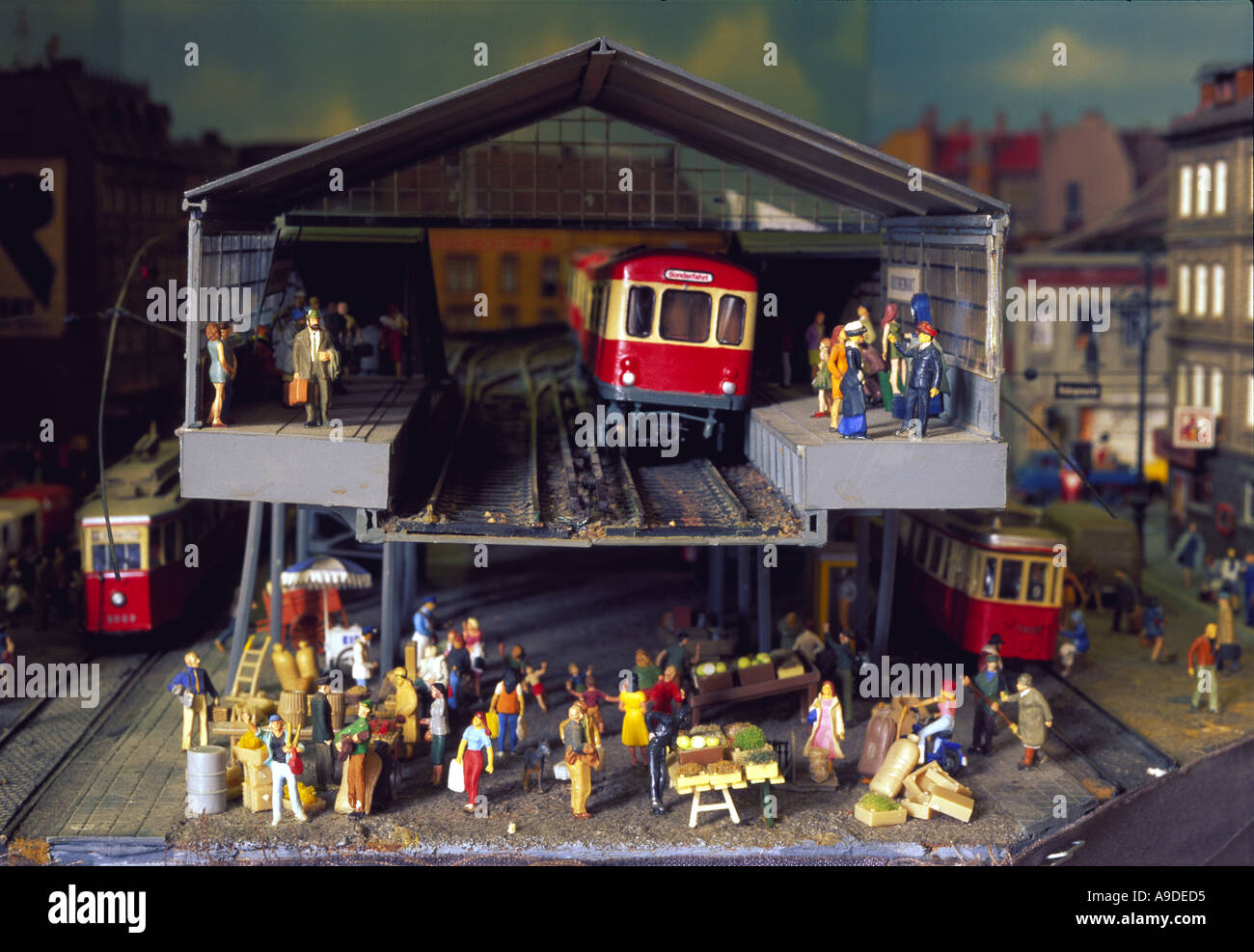 Model trains of Hamburg in Miniaturland Hamburg germany Stock Photo 646869 Alamy