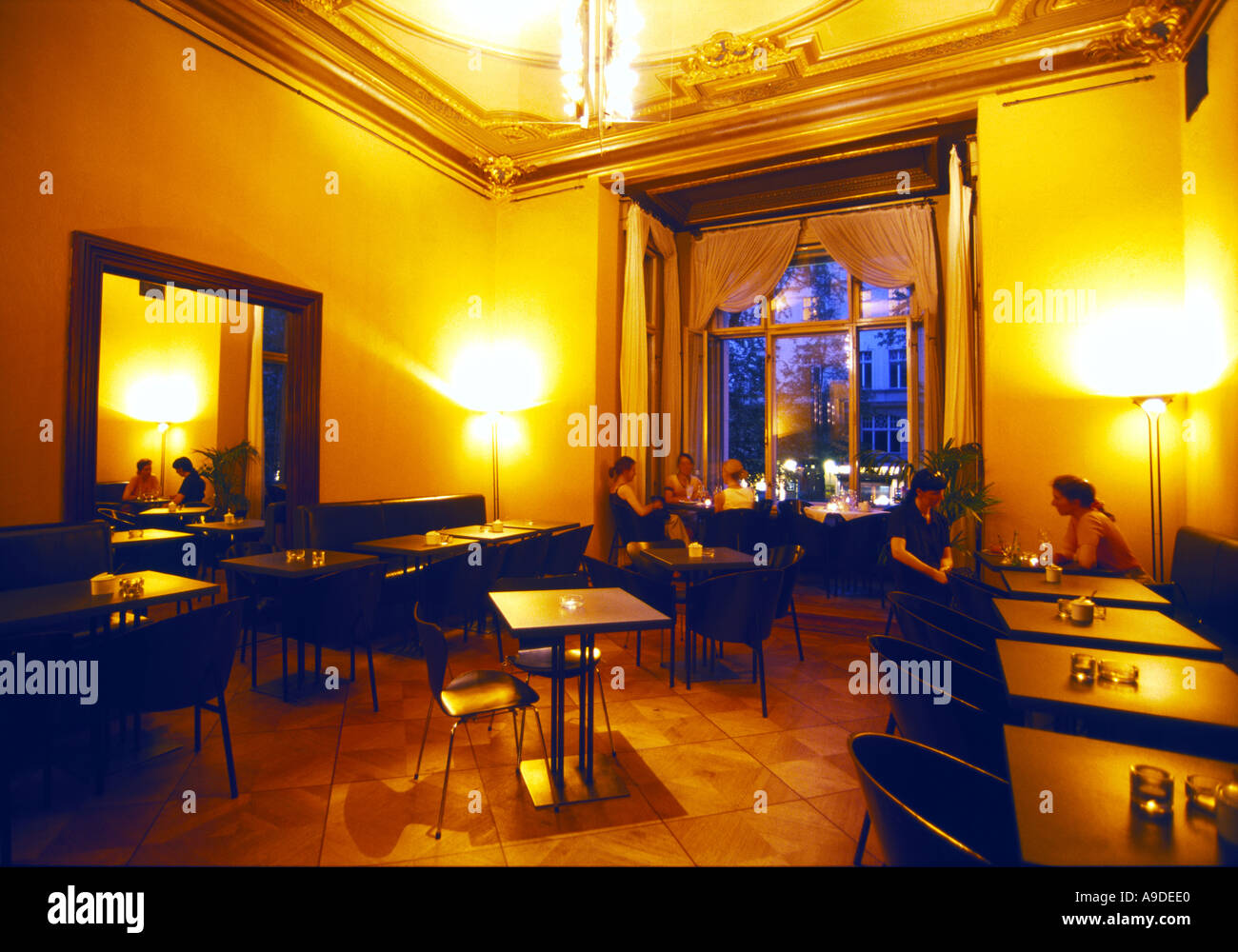Literaturhaus Restaurant Capital Berlin Germany Stock Photo Alamy