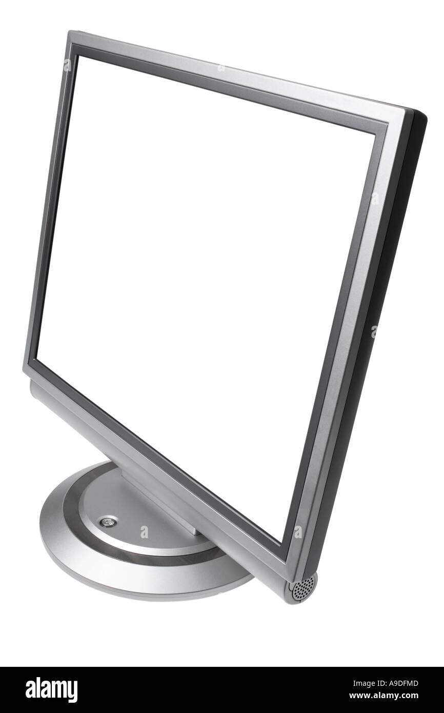 Blank Computer Screen Stock Photo - Alamy