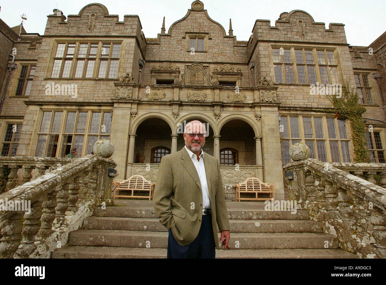 Peter de Savary owner of Bovey Castle in Dartmoor National Park Devon UK Stock Photo