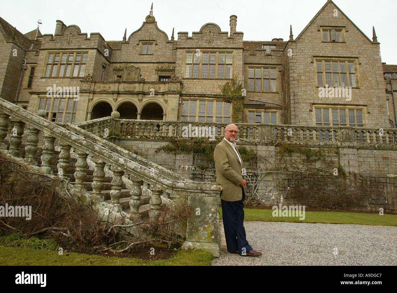 Peter de Savary owner of Bovey Castle in Dartmoor National Park Devon UK Stock Photo