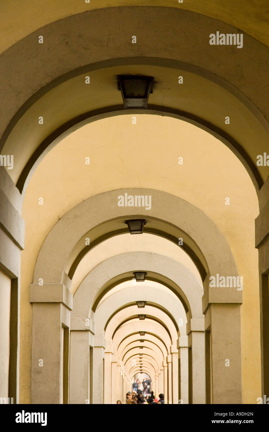 Arcade, Florence, Italy Stock Photo Alamy