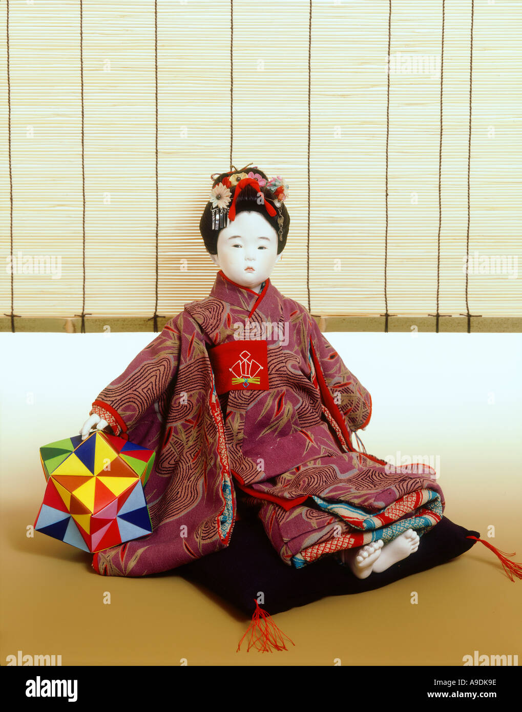 Japanese doll in Kimono Stock Photo Alamy