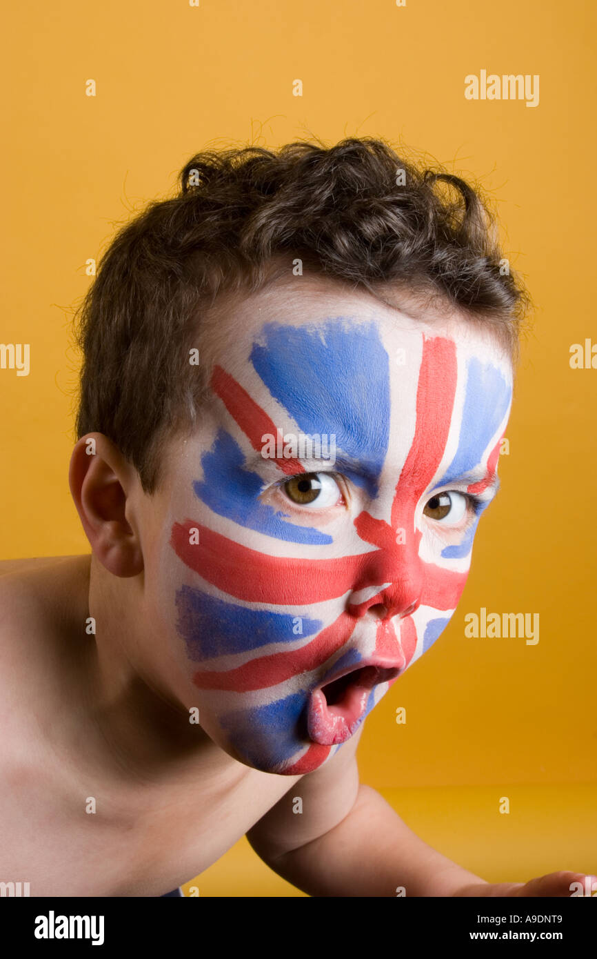 Union Jack Face Paint
