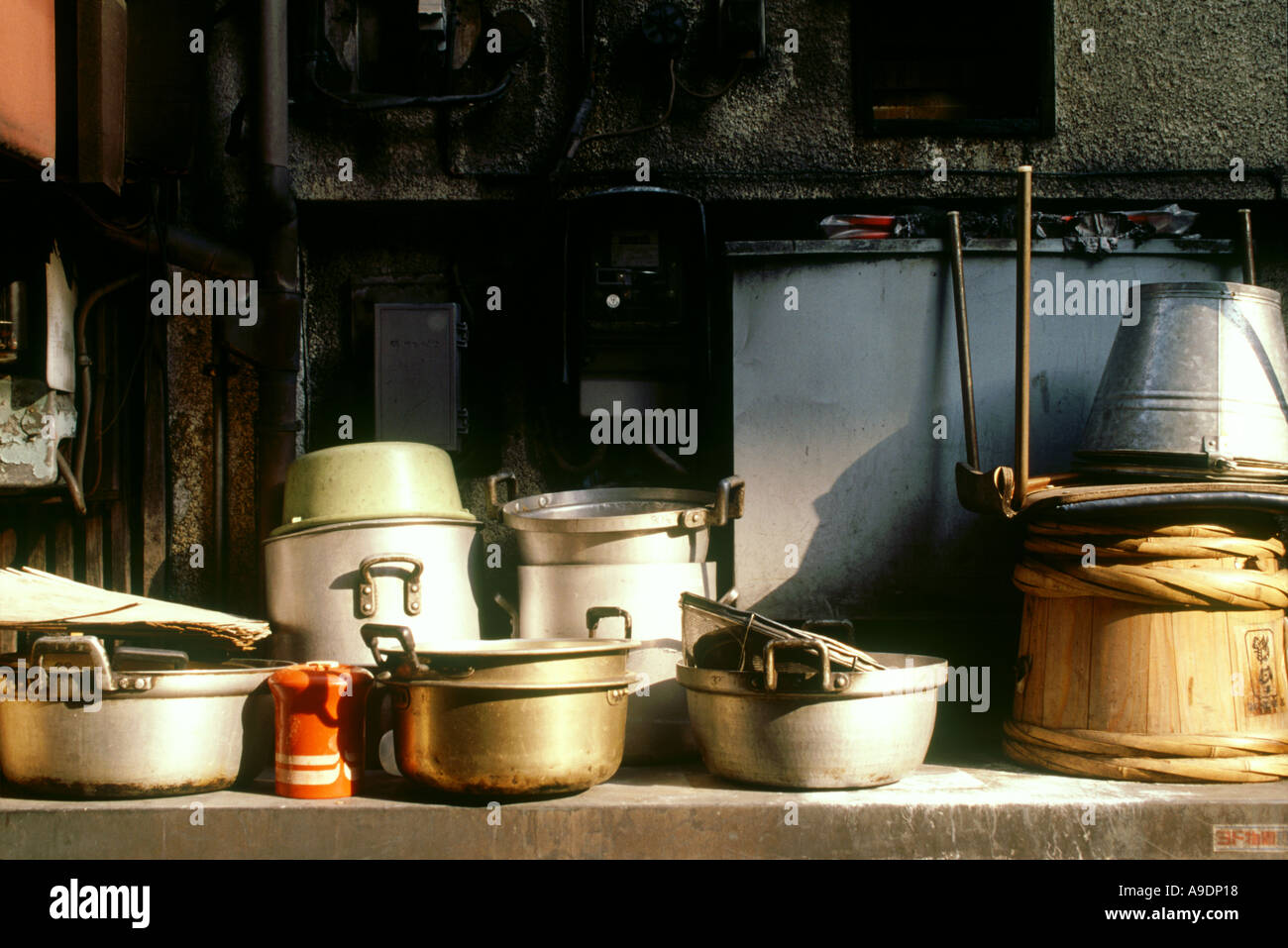 Pots and Pans Tokyo Japan Stock Photo Alamy