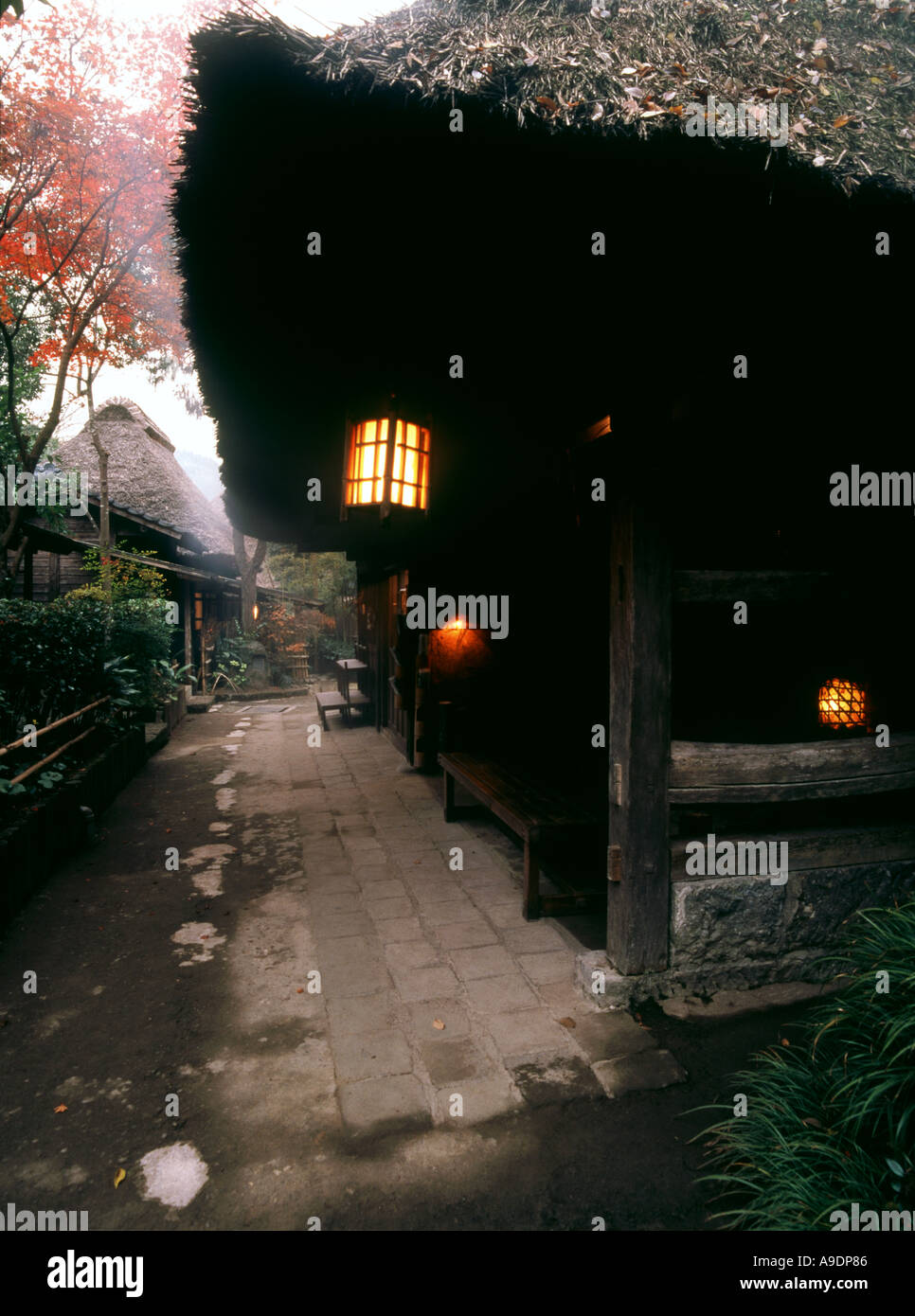 Japanese Farm Inn An old farm house used as an inn Kagoshima Japan Stock Photo - Alamy