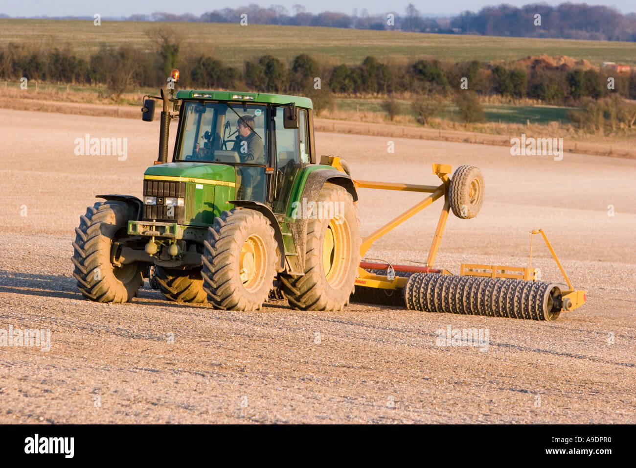 Tractor Raking Fields Rural scene scenery scenic soil tractor hi-res stock photography and ...